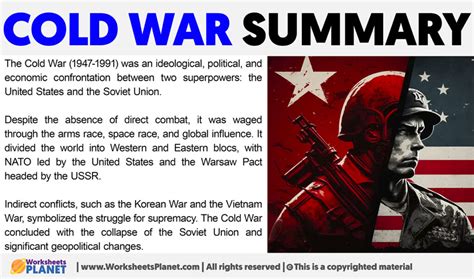 Cold War Brief Summary