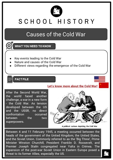 Cold War Facts Amp Worksheets Kidskonnect Cold War Worksheet Answers - Cold War Worksheet Answers