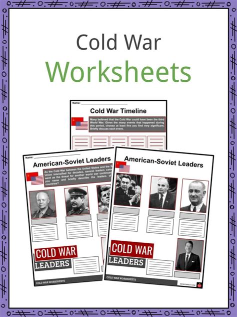 Cold War Printable Worksheets Student Handouts Cold War Worksheet Answers - Cold War Worksheet Answers