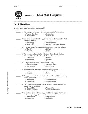Download Cold War Conflicts Chapter 26 Answer 