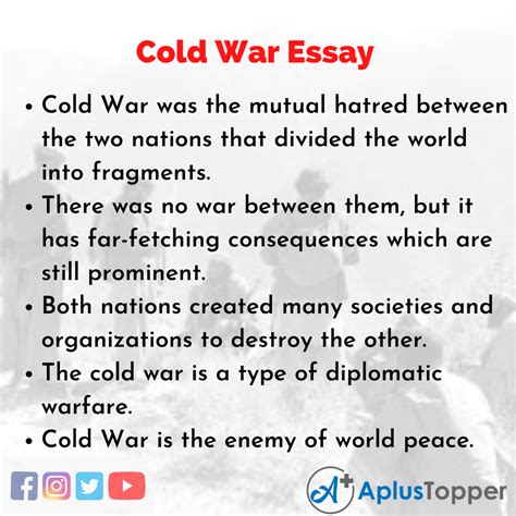 Read Online Cold War Essay Paper 