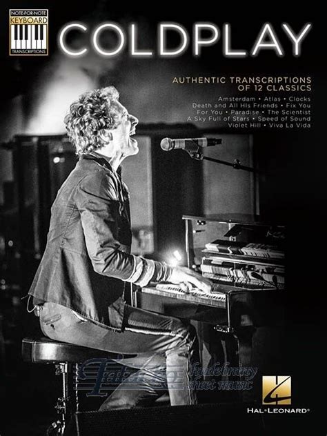 Coldplay Authentic Transcriptions Of 12 Classics