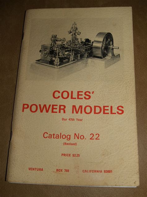 Coles Power Models Catalog