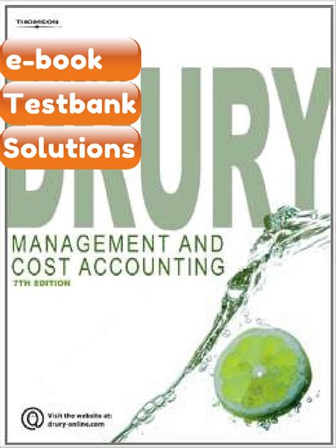 Colin Drury 7th Edition Solution