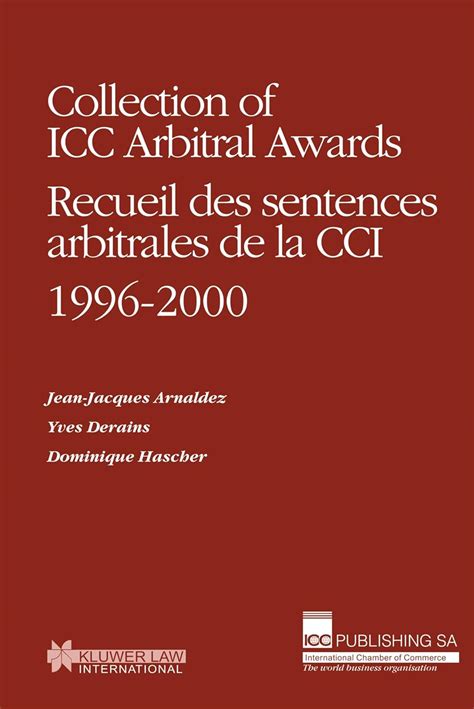 Read Collection Of Icc Arbitral Awards 1996 2000 