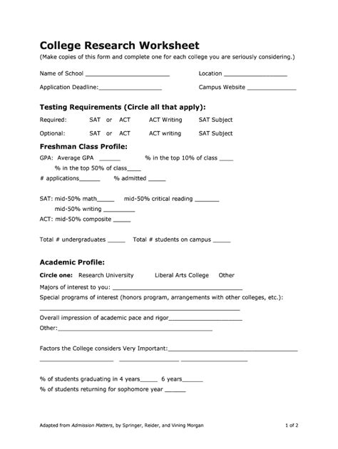 College Research Worksheet For High School Students Research Worksheet Middle School - Research Worksheet Middle School