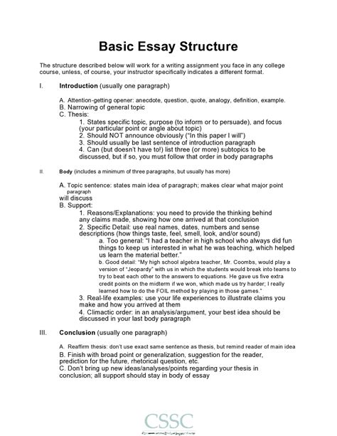 Full Download College English Paper Format 