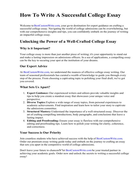 Read College Essay Writing Guide 