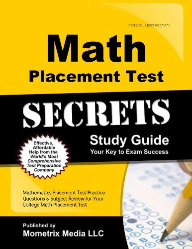 Full Download College Math Placement Exam Study Guide 
