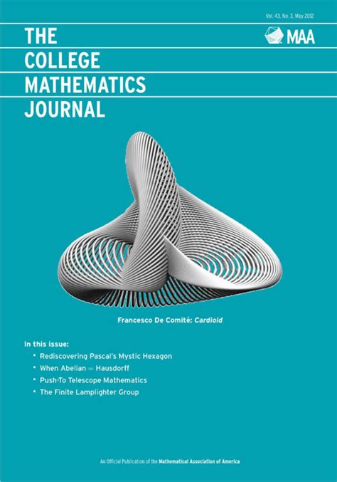 Full Download College Mathematics Journal 
