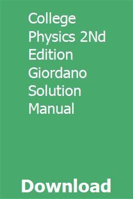 Read College Physics 2Nd Edition Solutions 