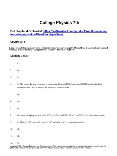 Full Download College Physics 7Th Edition Answers 