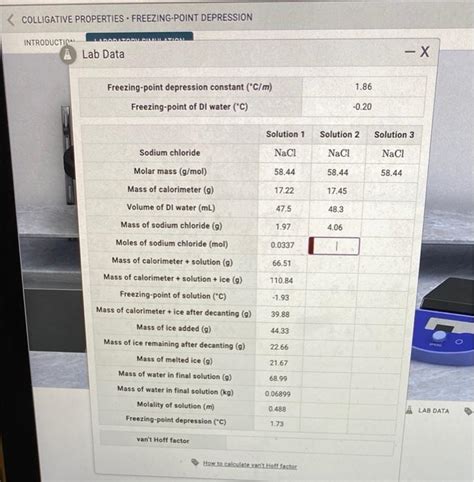 Full Download Colligative Properties Freezing Point Depression Lab Answers 