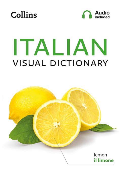 collins italian visual dictionary lingua inglese