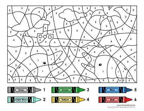 Color By Number Coloring Pages Amp Printables Education Color Number Worksheet - Color Number Worksheet