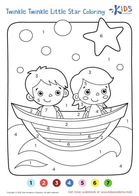 Color By Number Stars Coloring Page Twisty Noodle Number The Stars Coloring Pages - Number The Stars Coloring Pages