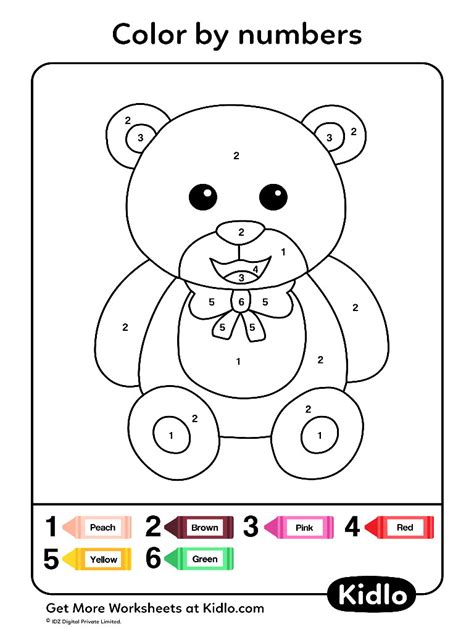 Color By Number Worksheets Coloring Pages Color Number Worksheet - Color Number Worksheet