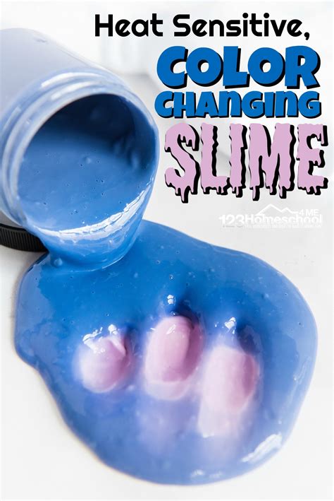 Color Changing Slime Color Science Experiment Science Fun Science Experiments With Colors - Science Experiments With Colors