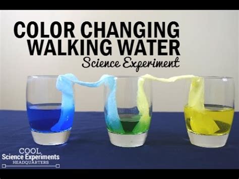 Color Changing Water Science Experiment Youtube Color Change Science - Color Change Science