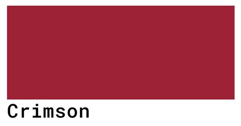 color code for crimson