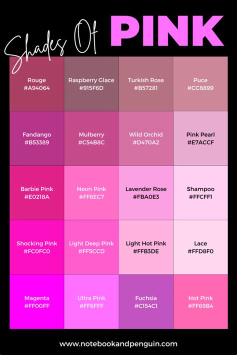 color code for hot pink