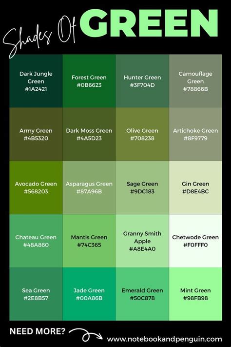 color code green