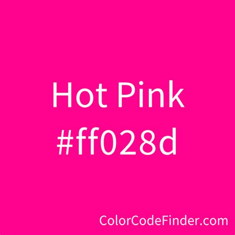 color code hot pink