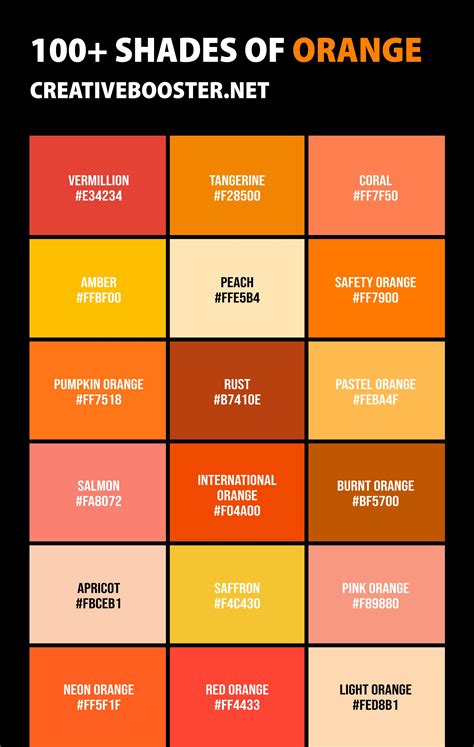 color code of orange