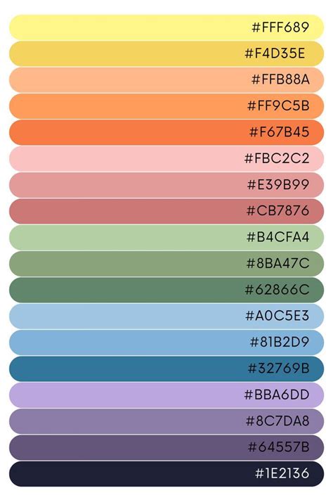 color coding hex