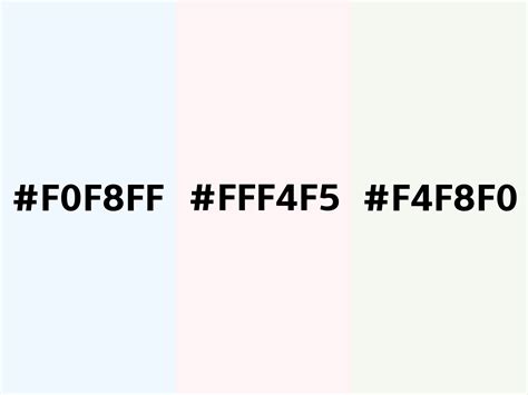 color f0f8ff