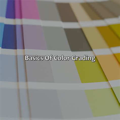 color grades