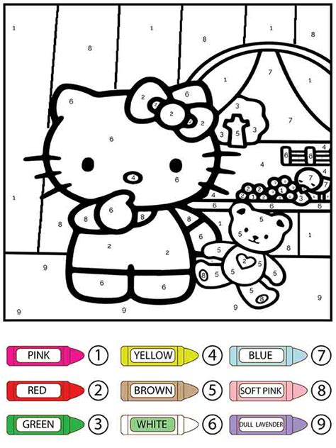 color hello kitty