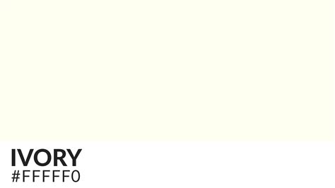color ivory
