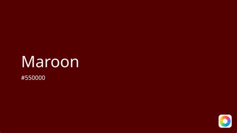 color maroon