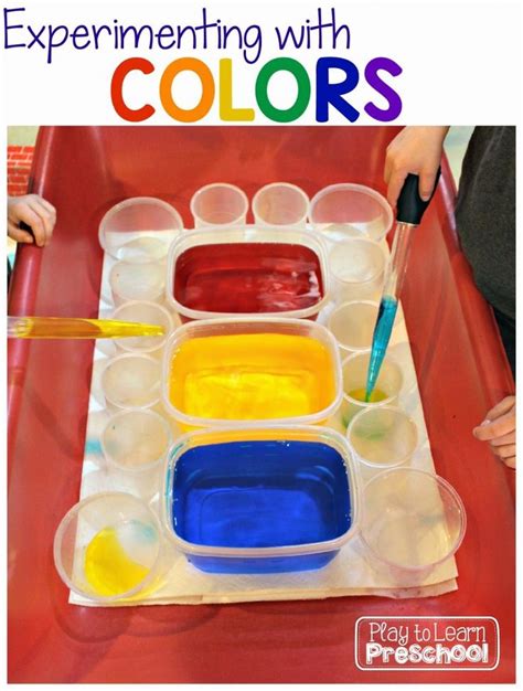 Color Mixing Activities For Toddlers Preschool Pre K Color Chart For Kindergarten - Color Chart For Kindergarten