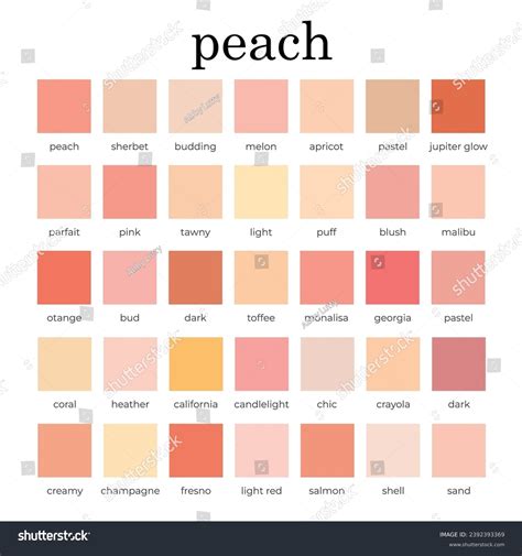 color peach