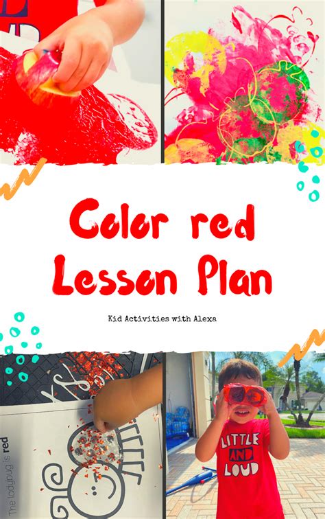 Color Red Lesson Plans For Preschool Cognitive Skills Learn The Color Red - Learn The Color Red