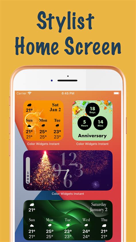 color widgets