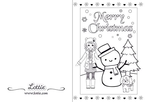 Color Your Own Christmas Card   Cute Christmas Cards To Color Cassie Smallwood - Color Your Own Christmas Card