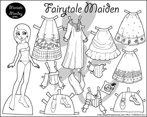 Color Your Own Printable Paper Dolls Design Eat Paper Doll Printable Black And White - Paper Doll Printable Black And White