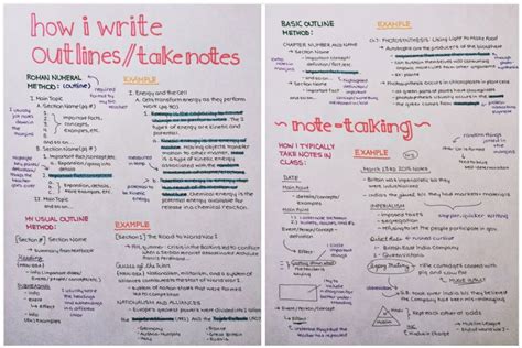 color-coded layered note-taking
