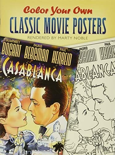 Full Download Color Your Own Classic Movie Posters Dover Art Coloring Book 