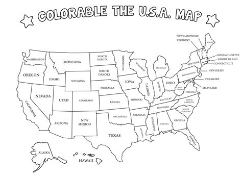 colorable us map