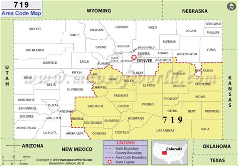 colorado area code 719