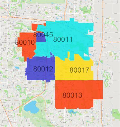 colorado aurora zip code