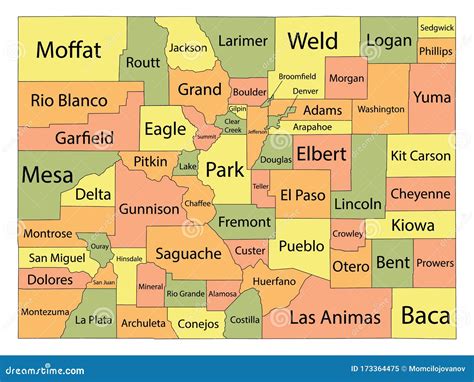 colorado county maps