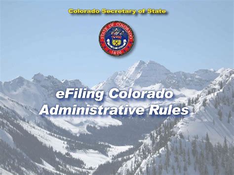 colorado efiling