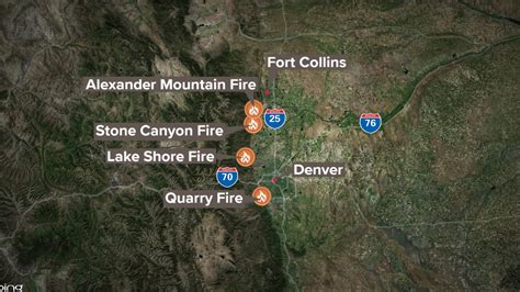 colorado fires map