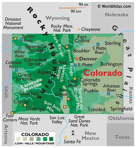 Colorado Map Images