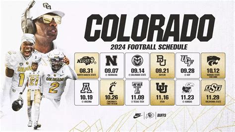 colorado schedule